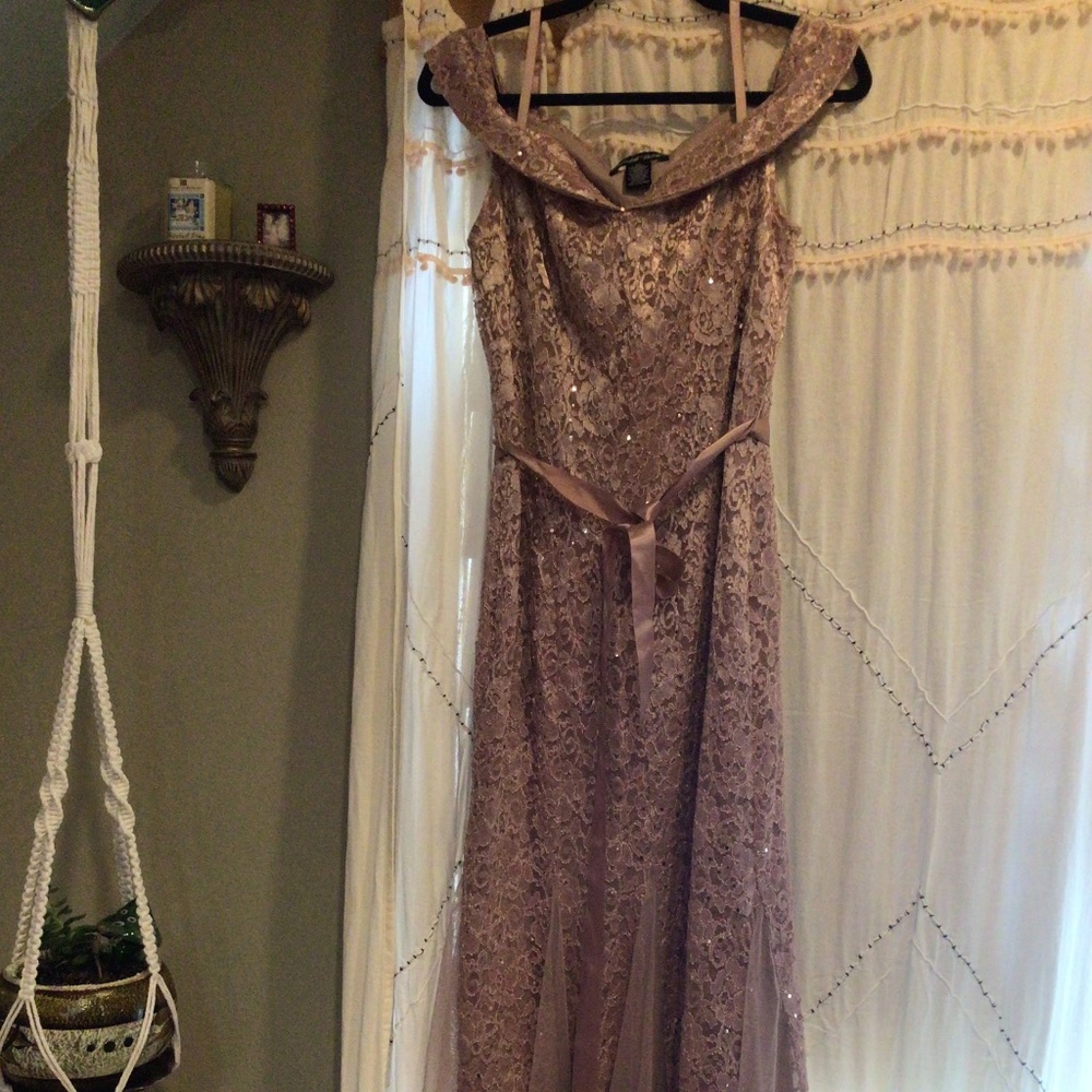 Formal soft pink dress